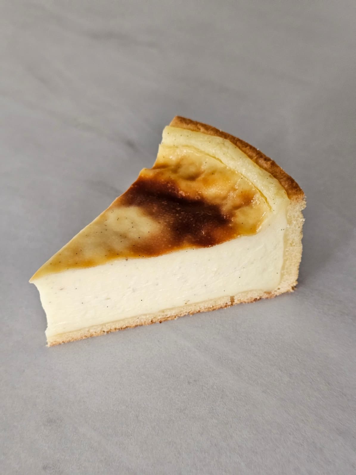 Flan à la vanille — Pâtisserie La Seconde Part, Le Havre
